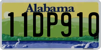 AL license plate 11DP910
