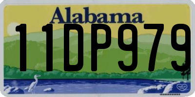 AL license plate 11DP979