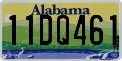 AL license plate 11DQ461