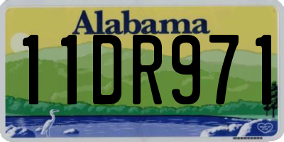 AL license plate 11DR971