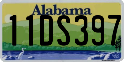 AL license plate 11DS397