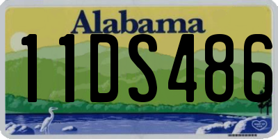 AL license plate 11DS486