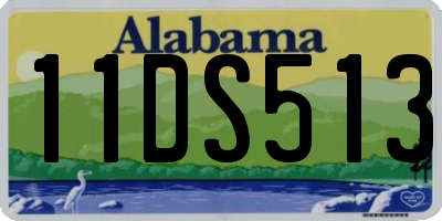 AL license plate 11DS513