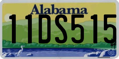 AL license plate 11DS515
