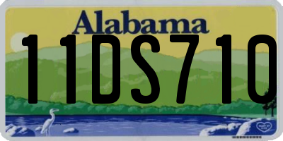 AL license plate 11DS710