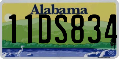 AL license plate 11DS834
