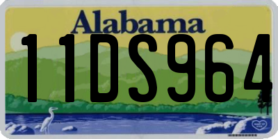 AL license plate 11DS964
