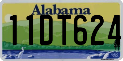 AL license plate 11DT624