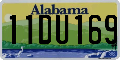 AL license plate 11DU169