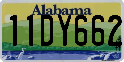 AL license plate 11DY662