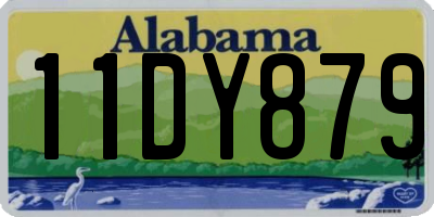 AL license plate 11DY879