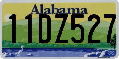 AL license plate 11DZ527