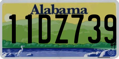 AL license plate 11DZ739