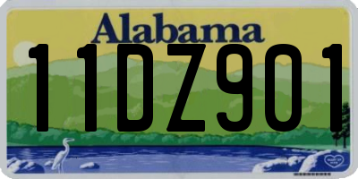 AL license plate 11DZ901