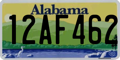 AL license plate 12AF462