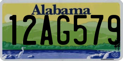 AL license plate 12AG579