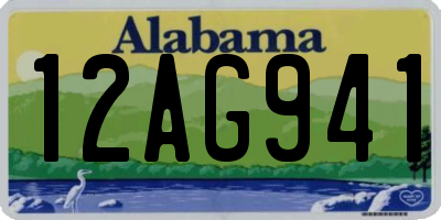 AL license plate 12AG941