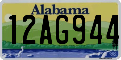 AL license plate 12AG944