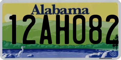 AL license plate 12AH082