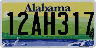 AL license plate 12AH317