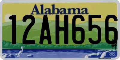 AL license plate 12AH656