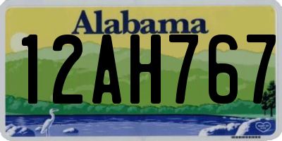 AL license plate 12AH767
