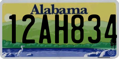 AL license plate 12AH834