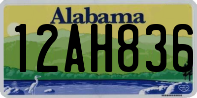 AL license plate 12AH836