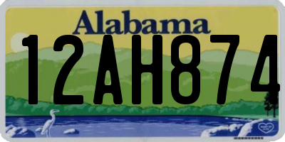AL license plate 12AH874