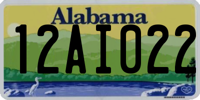 AL license plate 12AI022