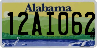 AL license plate 12AI062