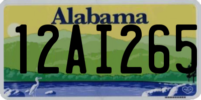 AL license plate 12AI265