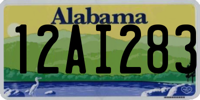 AL license plate 12AI283