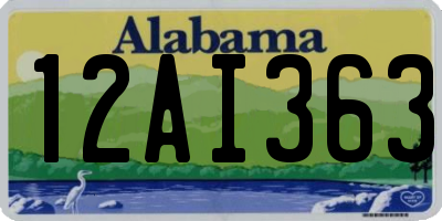AL license plate 12AI363