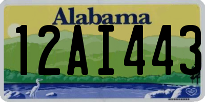 AL license plate 12AI443