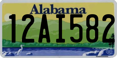AL license plate 12AI582