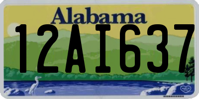 AL license plate 12AI637