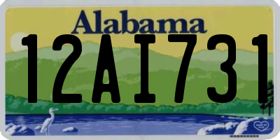AL license plate 12AI731