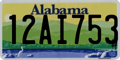 AL license plate 12AI753