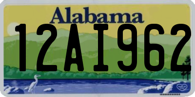 AL license plate 12AI962