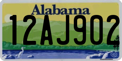 AL license plate 12AJ902