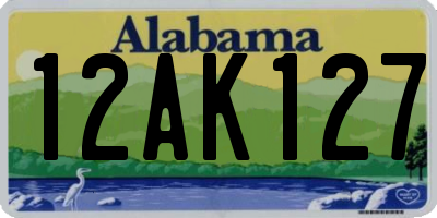 AL license plate 12AK127