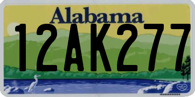 AL license plate 12AK277