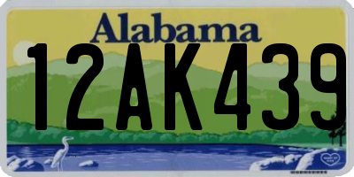 AL license plate 12AK439