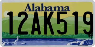 AL license plate 12AK519