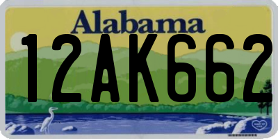 AL license plate 12AK662