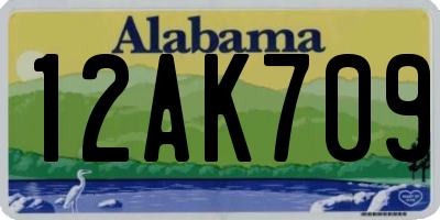 AL license plate 12AK709