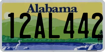 AL license plate 12AL442
