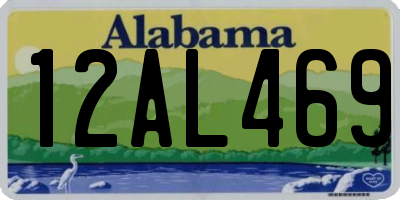 AL license plate 12AL469