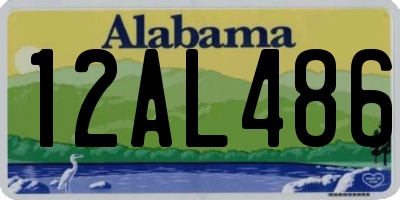 AL license plate 12AL486